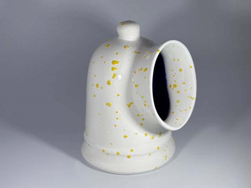 Salt Pig White with Yellow Spots - Salt Pig - British D'sire