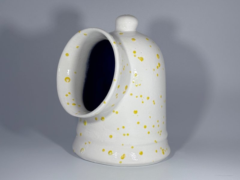 Salt Pig White with Yellow Spots - Salt Pig - British D'sire