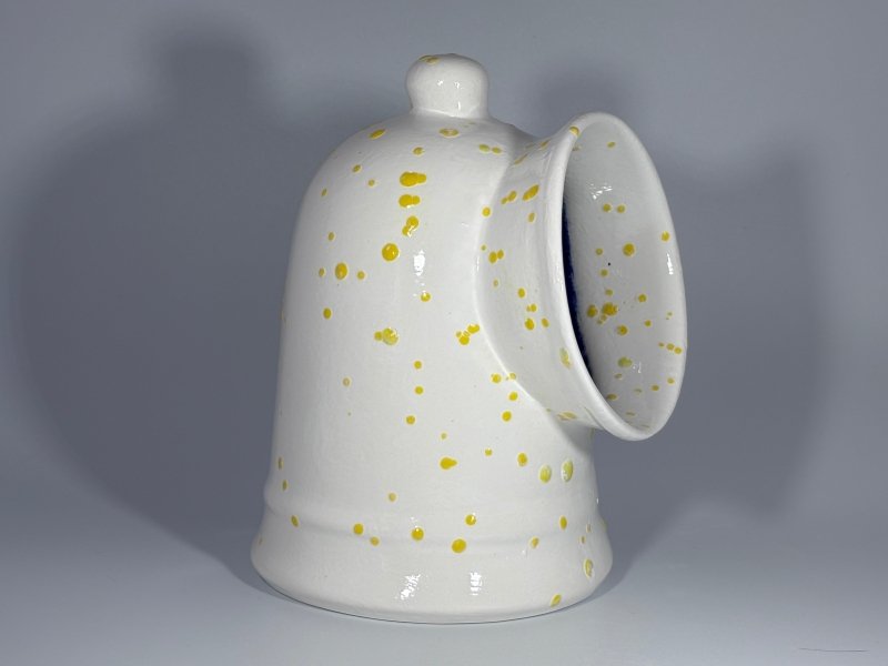 Salt Pig White with Yellow Spots - Salt Pig - British D'sire