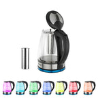 [Same model: 22701299] HD-1861-A 220V 2000W 1.8L Electric Glass Kettle UK Plug - British D'sire