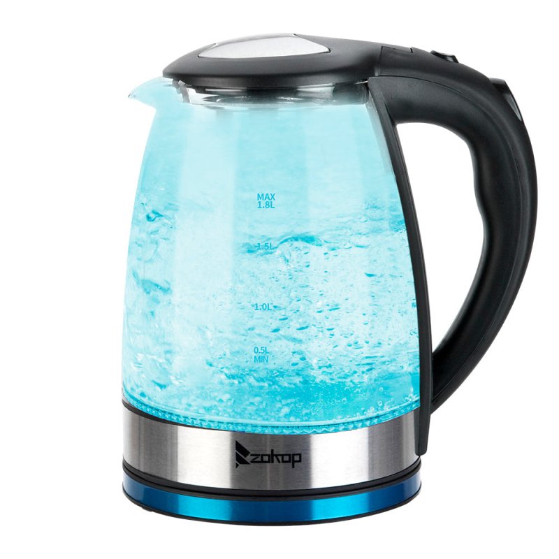 [Same model: 22701299] HD-1861-A 220V 2000W 1.8L Electric Glass Kettle UK Plug - British D'sire