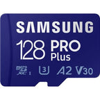 Samsung 128GB PRO microSDXC Memory Card – UHS-I U3 A2 V30 160MB/s with Adapter - British D'sire