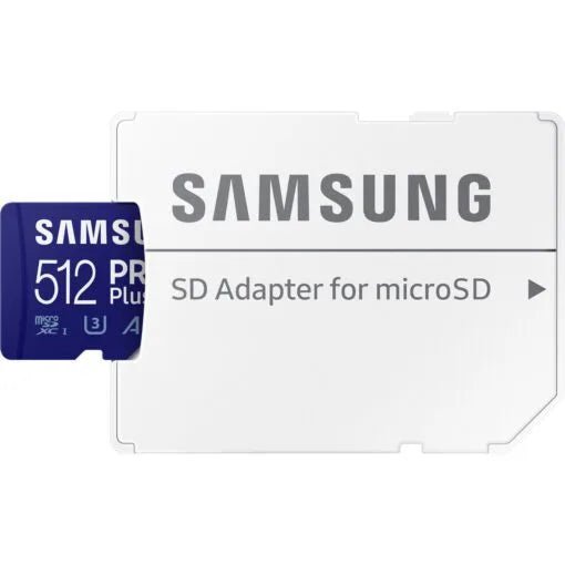 Samsung 512GB PRO Plus UHS-I microSDXC Memory Card - British D'sire