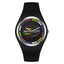 SANDA 6077 Simple Icon Round Dial Ladies Silicone Strap Quartz Watch(Black) - British D'sire