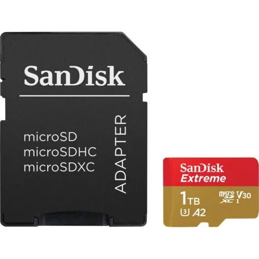 SanDisk 1TB Extreme UHS-I MicroSDXC Memory Card - memory card - British D'sire Main image