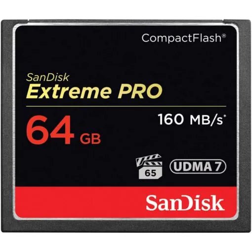 SanDisk 64GB Extreme Pro CompactFlash Memory Card - British D'sire Main image