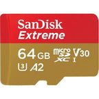 SanDisk 64GB Extreme UHS-I microSDXC Memory Card - British D'sire