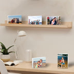 SAREAL Picture Frames Acrylic, 4 x 6 Acrylic Frame, 10 x 15 cm Clear Picture Frames Freestanding Double Sided Magnetic Acrylic Block Photo Frame, 1Pack - Wall & Tabletop Frames - British D'sire