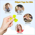 Sassia Makorobi 60 - Pack Mini Fidget Spinner Toys – Stress Relief Sensory Toys for Kids & Teens | Perfect for Birthday Gifts, Party Bag Fillers, Classroom Prizes, Easter Egg Hunt & Carnival Treasure Box | Durable, Compact Design for Endless Fun - Fidget Spinner - British D'sire