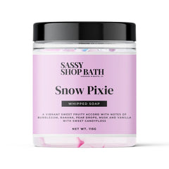 Sassy Shop Bath Whipped Soap - Snow Pixie - Whipped Soap - British D'sire