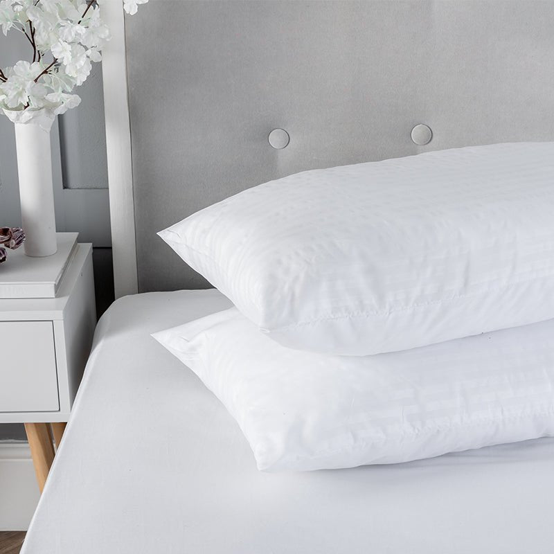 Satin Stripe Pillow (Pair) - British D'sire