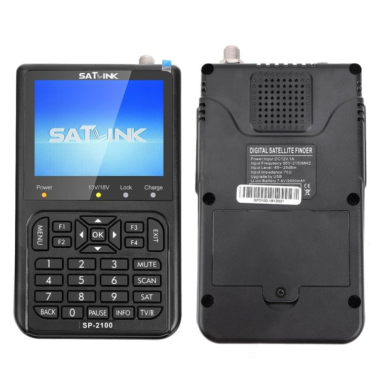 SATLINK SP - 2100 HD Finder Meter Handheld Satellite Meter(EU Plug) - British D'sire