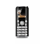 Satrend K8 Mini Mobile Phone, 1.0 inch, Hands Free Bluetooth Dialer Headphone, MP3 Music, Dual SIM, Network: 2G(Black) - British D'sire