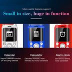 Satrend K8 Mini Mobile Phone, 1.0 inch, Hands Free Bluetooth Dialer Headphone, MP3 Music, Dual SIM, Network: 2G(Blue) - British D'sire