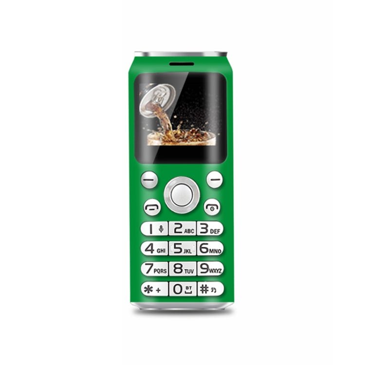 Satrend K8 Mini Mobile Phone, 1.0 inch, Hands Free Bluetooth Dialer Earpiece, MP3 Music, Dual SIM, Network: 2G(Green) Secondary image