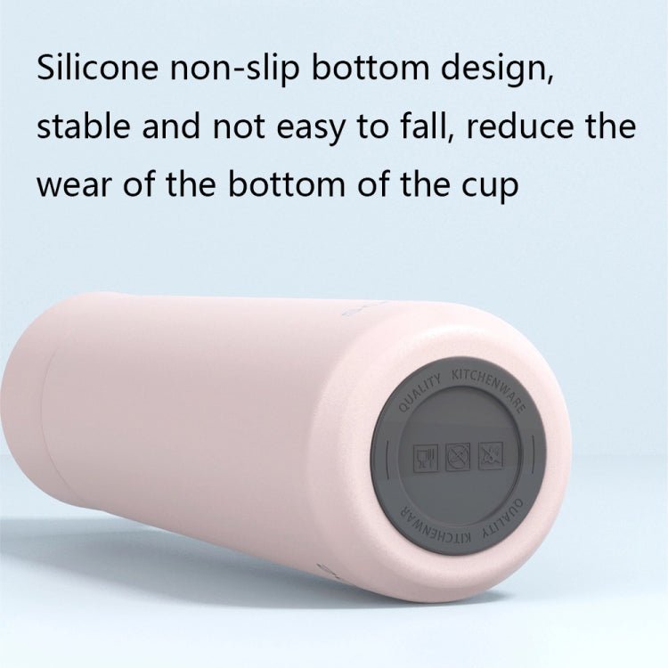 Saylee 304 Stainless Steel Portable Thermos Cup, Capacity: 420ml(Deep Pink) - thermos - British D'sire
