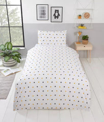 Scandi Bear Kids Bedding Duvet Quilt Cover Set