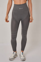SculptFit Seamless Gym Leggings – High Waist Workout Leggings (Grey) - Leggings - British D'sire