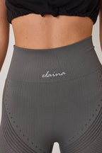 SculptFit Seamless Gym Leggings – High Waist Workout Leggings (Grey) - Leggings - British D'sire
