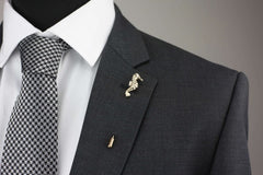 Seahorse Lapel Pin - All Products - British D'sire
