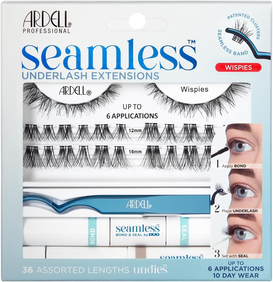 Ardell Seamless Underlash Extensions Wispies Kit, Duo Bond and Seal, 6 Applications (Pack of 1) Main image