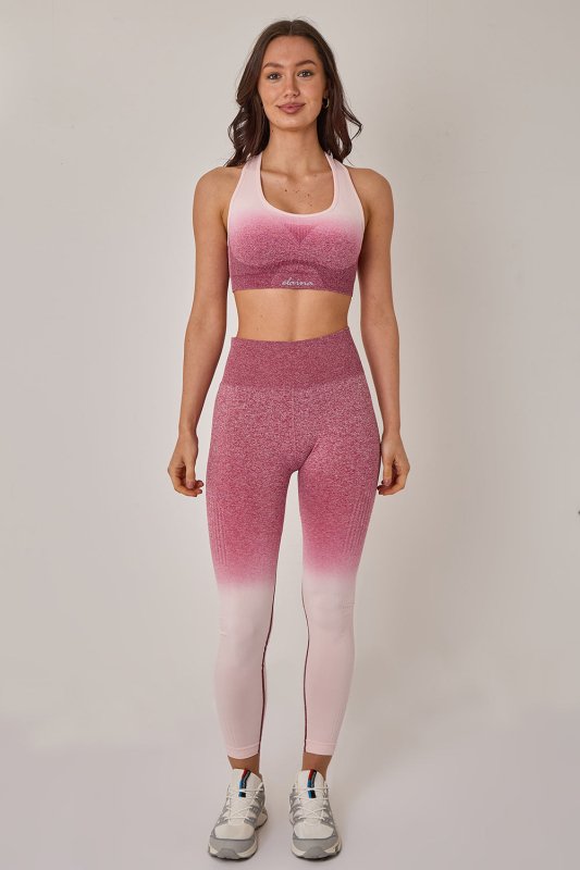 Seamless Sculpt Activewear Set – High Waist Gym Leggings & Padded Sports Bra - Activewear Set - British D'sire