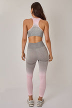 Seamless Sculpt Activewear Set – High Waist Gym Leggings & Padded Sports Bra - Activewear Set - British D'sire