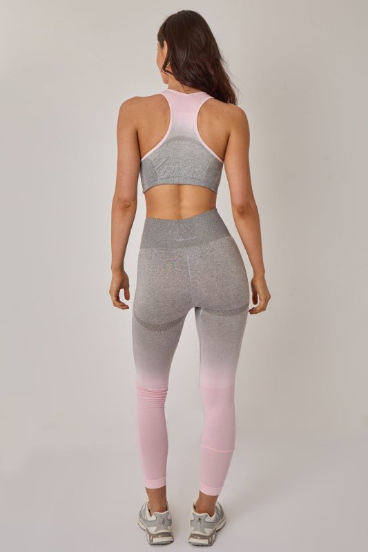 Seamless Sculpt Activewear Set – High Waist Gym Leggings & Padded Sports Bra - Activewear Set - British D'sire