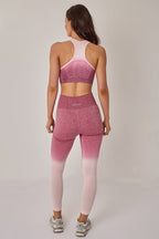 Seamless Sculpt Activewear Set – High Waist Gym Leggings & Padded Sports Bra - Activewear Set - British D'sire