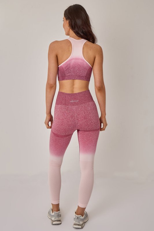 Seamless Sculpt Activewear Set – High Waist Gym Leggings & Padded Sports Bra - Activewear Set - British D'sire