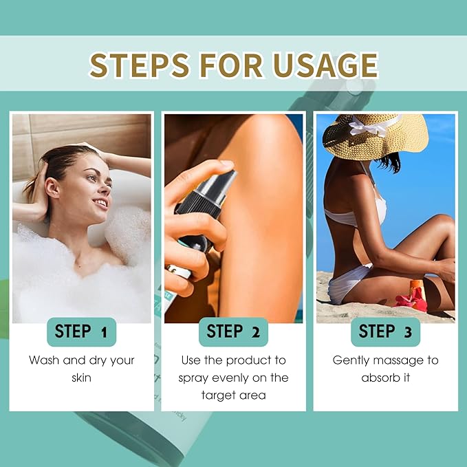 Self Face Tan Mist, Tanning Spray for Face & Body, Tanning Accelerator, Face Tan Spray with Aloe Vera Extract & Hyaluronic Acid, Quick Drying, Vegan, Natural, Cruelty Free Secondary image