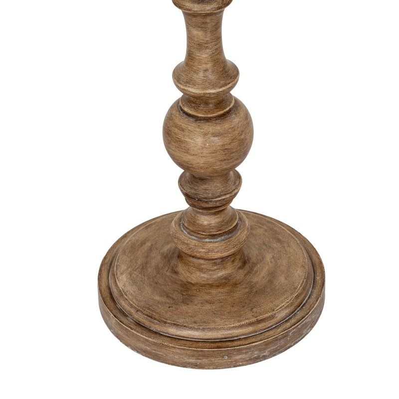 Seraphia Floor Lamp With Edged Linen Shade - Lamps - British D'sire