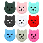 Serious Face Cute Cartoon Pet Collar Anti - lost Tracker Silicone Case For AirTag(Dark Green) - British D'sire