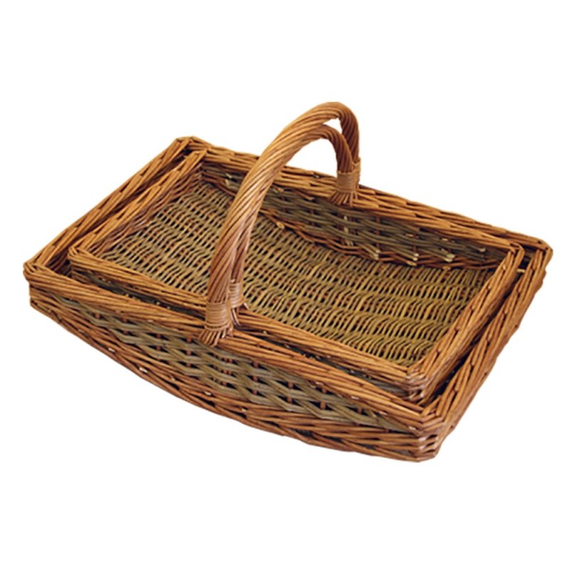 Set of 2 Boat Garden Trugs - Trugs - British D'sire Main image