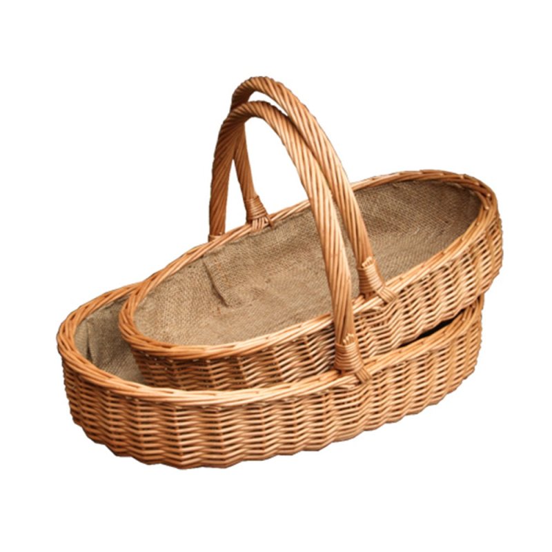 Set of 2 Lined Harrogate Garden Trugs - Trugs - British D'sire Main image