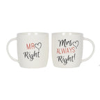 Set of 2 Mr & Mrs Mugs - British D'sire