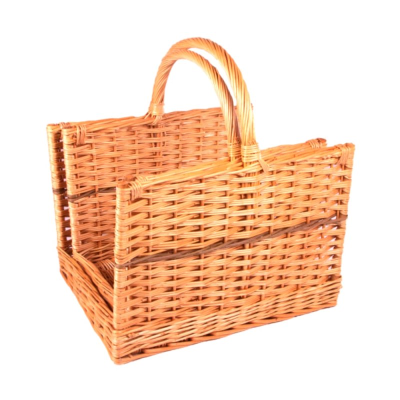 Set of 2 Open End Log basket - Log Baskets - British D'sire Main image