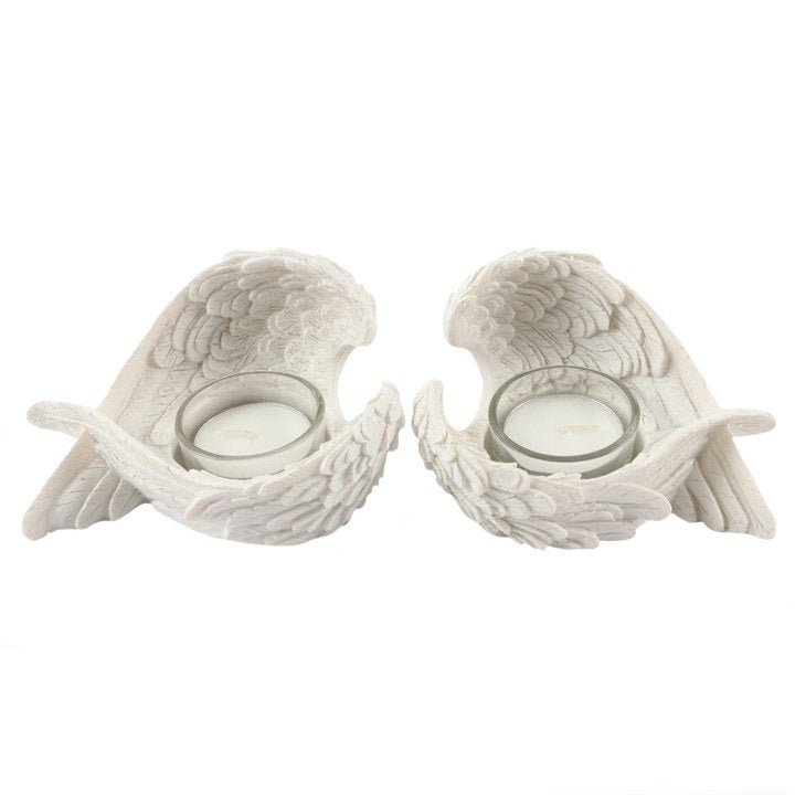 Set of 2 Winged Candle Holders - British D'sire
