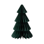 Set of 3 Dark Green Paper Christmas Trees 25cm - Christmas Decor - British D'sire