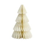 Set of 3 Winter White Paper Christmas Trees 30cm - Christmas Decor - British D'sire