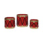 Set of 3 Zinc Drum Pots - Planter - British D'sire