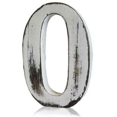 Shabby Chic Letters - O - Wooden Letters - British D'sire Main image