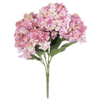 Shabby Pink Hydrangea Bouquet Artificial Flower Bunch - Artificial Flowers & Stems - British D'sire