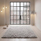 Shaggy Fluffy Rug Ultra Soft Plush Modern Floor Rug Non Slip Reverse - 80 x 150cm - Charcoal - British D'sire