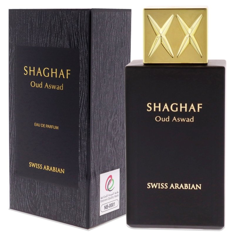 Shaghaf Oud Aswad by Swiss Arabian for Unisex - 2.5 oz EDP Spray - EDP Spray - British D'sire