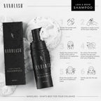 Nanolash Lash & Brow Shampoo 50 ml - cleansing shampoo for eyelashes and eyebrows, eyelash foam, eyelash extension cleanser