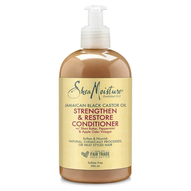 Shea Moisture Jamaican Black Castor Oil Rinse Out Conditioner 384ml - Conditioners - British D'sire
