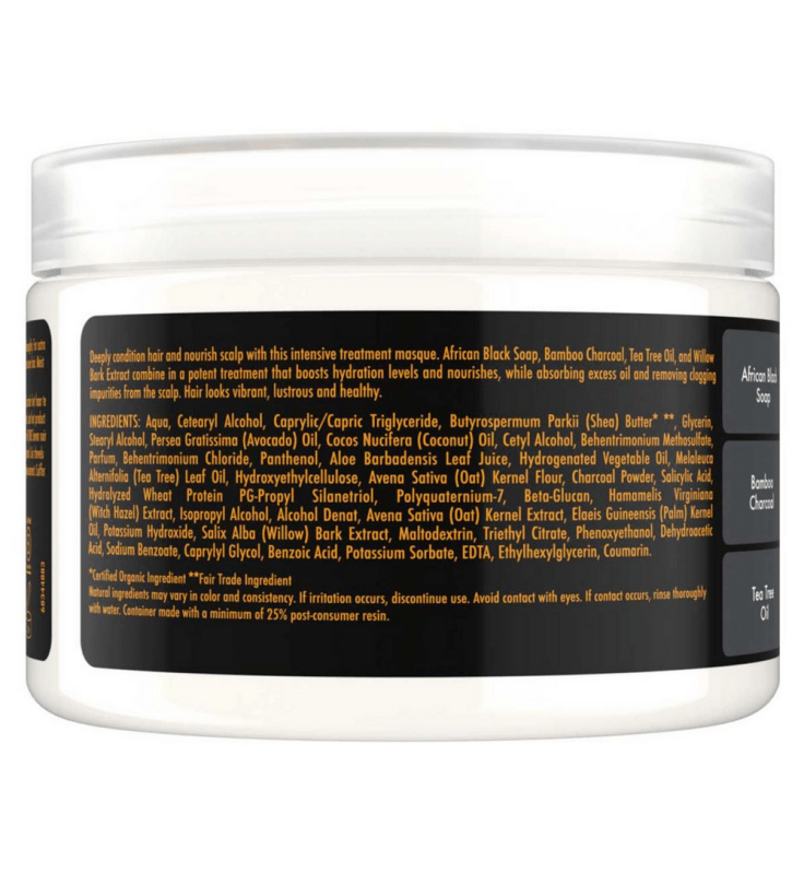 SheaMoisture African Black Soap Bamboo Charcoal Purification Masque, 354l Secondary image
