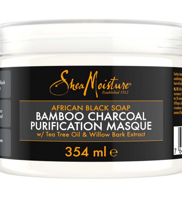 SheaMoisture African Black Soap Bamboo Charcoal Purification Masque, 354l - Hair Mask - British D'sire Main image
