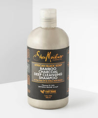 SheaMoisture African Black Soap Bamboo Charcoal Shampoo, 384ml - Shampoo - British D'sire